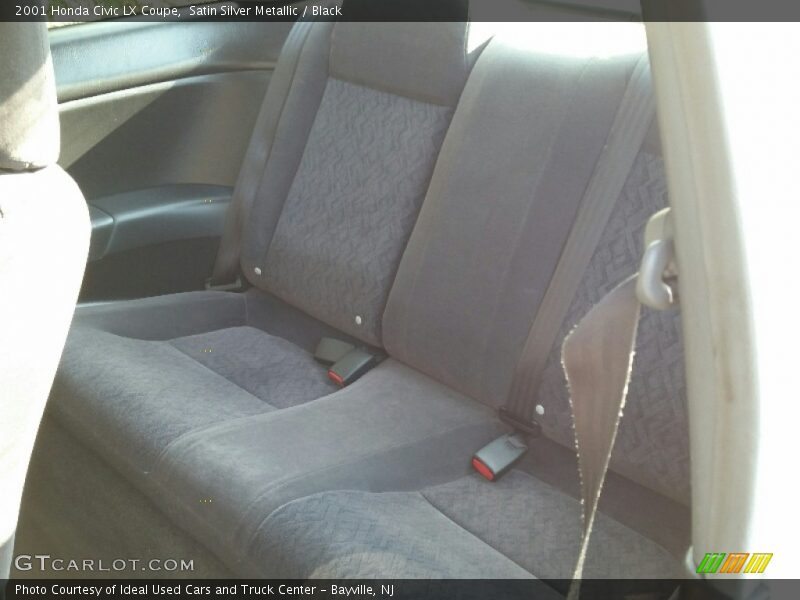 Satin Silver Metallic / Black 2001 Honda Civic LX Coupe