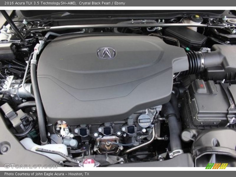 Crystal Black Pearl / Ebony 2016 Acura TLX 3.5 Technology SH-AWD