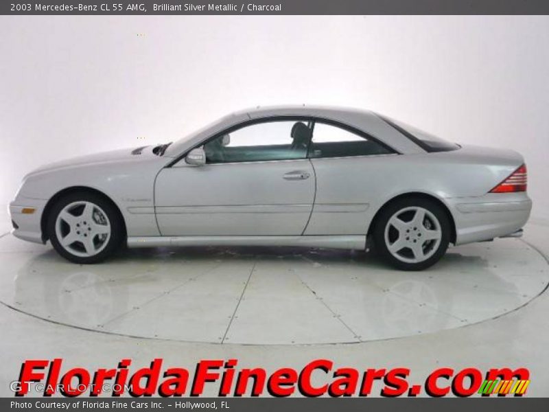 Brilliant Silver Metallic / Charcoal 2003 Mercedes-Benz CL 55 AMG