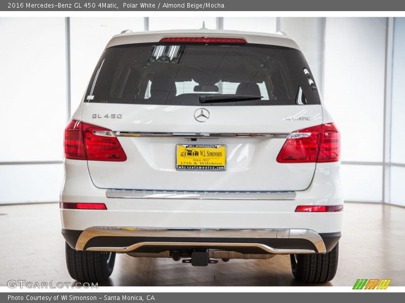 Polar White / Almond Beige/Mocha 2016 Mercedes-Benz GL 450 4Matic