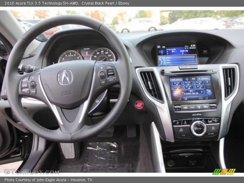 Crystal Black Pearl / Ebony 2016 Acura TLX 3.5 Technology SH-AWD