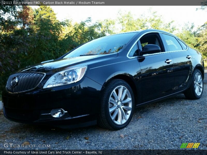 Carbon Black Metallic / Medium Titanium 2013 Buick Verano FWD