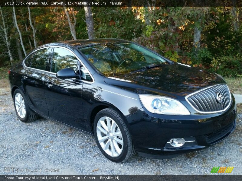 Carbon Black Metallic / Medium Titanium 2013 Buick Verano FWD