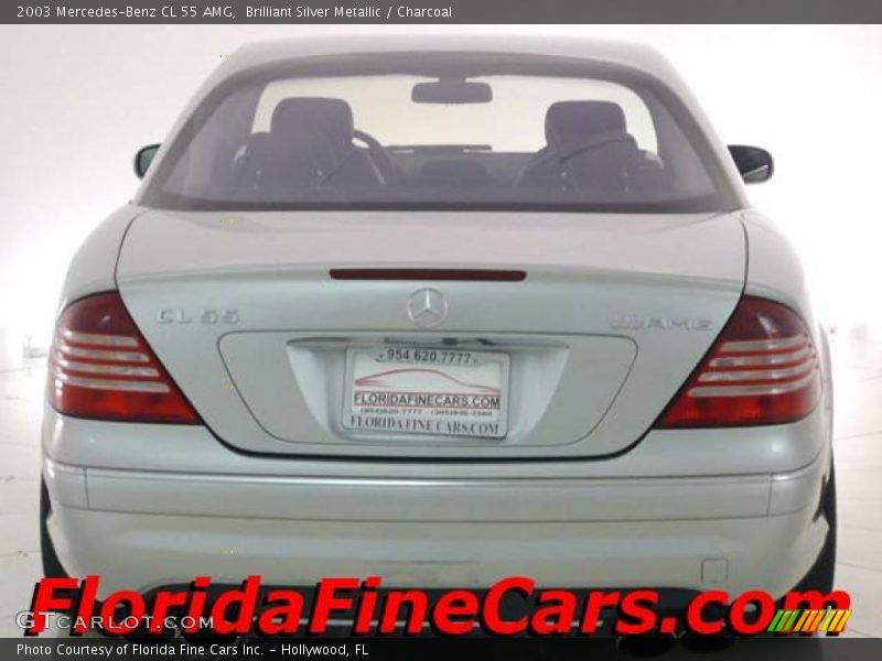 Brilliant Silver Metallic / Charcoal 2003 Mercedes-Benz CL 55 AMG