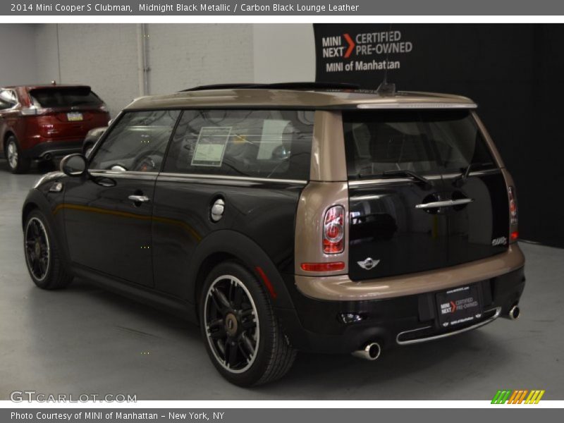 Midnight Black Metallic / Carbon Black Lounge Leather 2014 Mini Cooper S Clubman