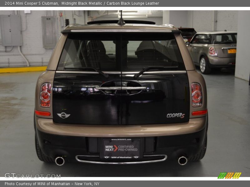 Midnight Black Metallic / Carbon Black Lounge Leather 2014 Mini Cooper S Clubman