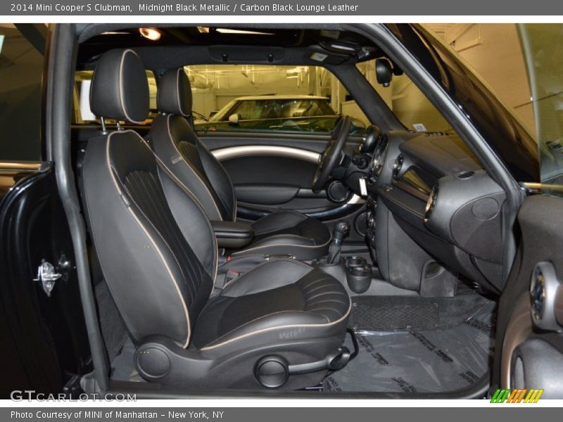 Midnight Black Metallic / Carbon Black Lounge Leather 2014 Mini Cooper S Clubman