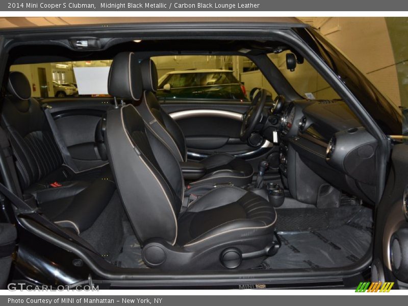 Midnight Black Metallic / Carbon Black Lounge Leather 2014 Mini Cooper S Clubman