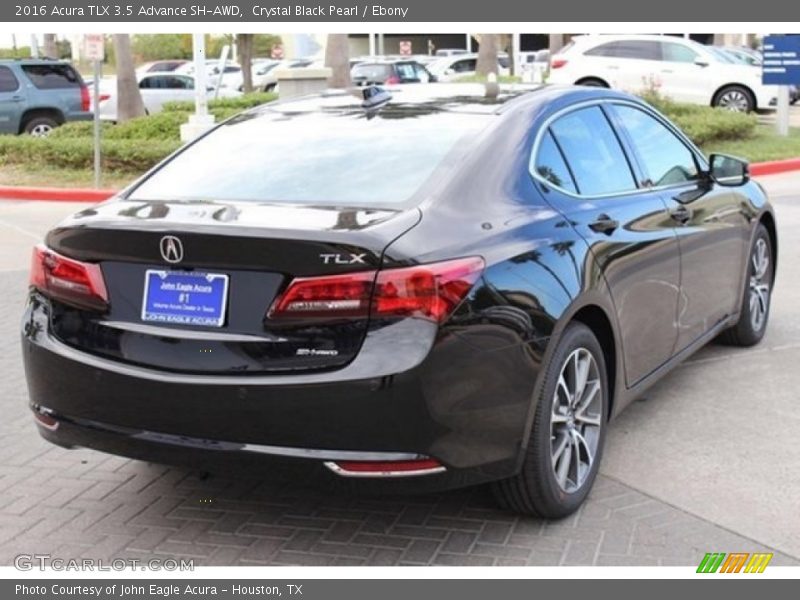 Crystal Black Pearl / Ebony 2016 Acura TLX 3.5 Advance SH-AWD