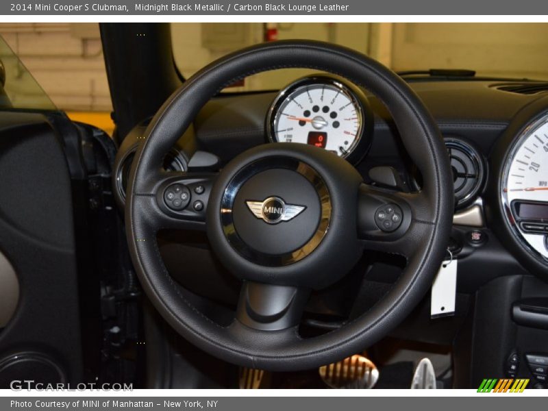 Midnight Black Metallic / Carbon Black Lounge Leather 2014 Mini Cooper S Clubman