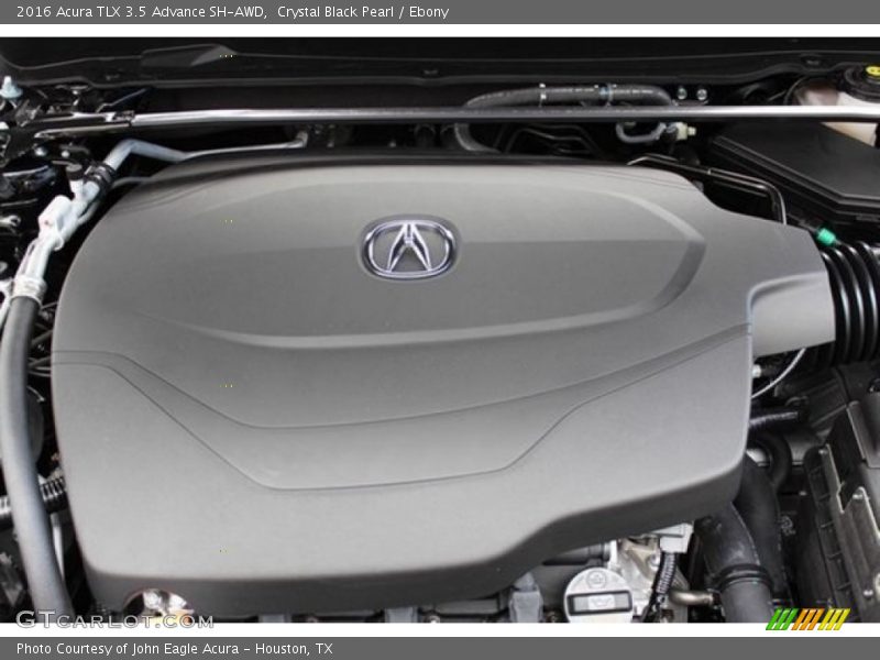 Crystal Black Pearl / Ebony 2016 Acura TLX 3.5 Advance SH-AWD