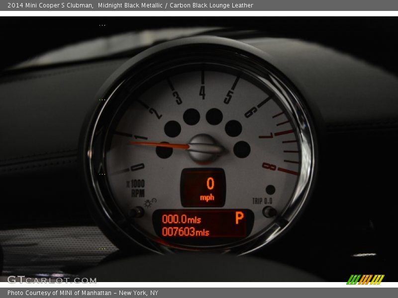 Midnight Black Metallic / Carbon Black Lounge Leather 2014 Mini Cooper S Clubman