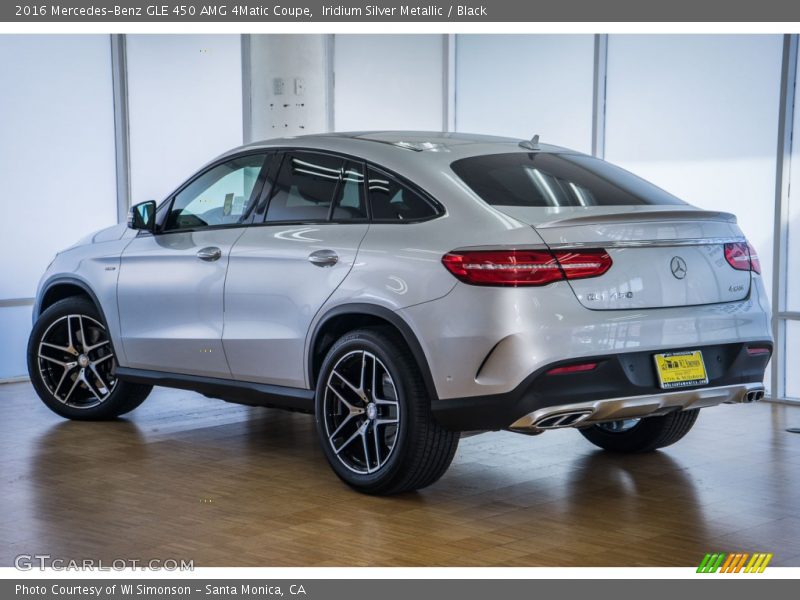 Iridium Silver Metallic / Black 2016 Mercedes-Benz GLE 450 AMG 4Matic Coupe