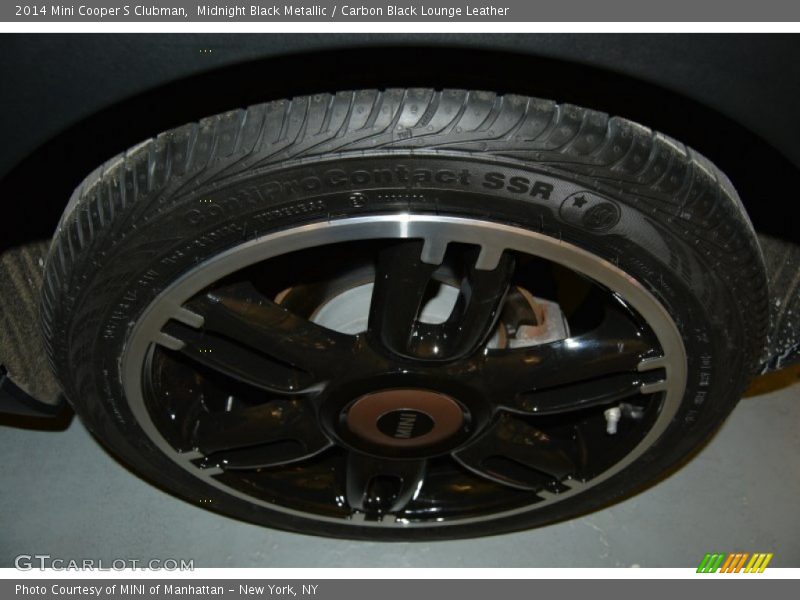 Midnight Black Metallic / Carbon Black Lounge Leather 2014 Mini Cooper S Clubman