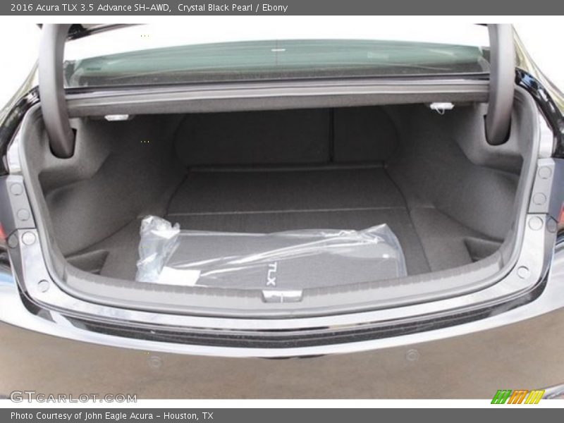 Crystal Black Pearl / Ebony 2016 Acura TLX 3.5 Advance SH-AWD