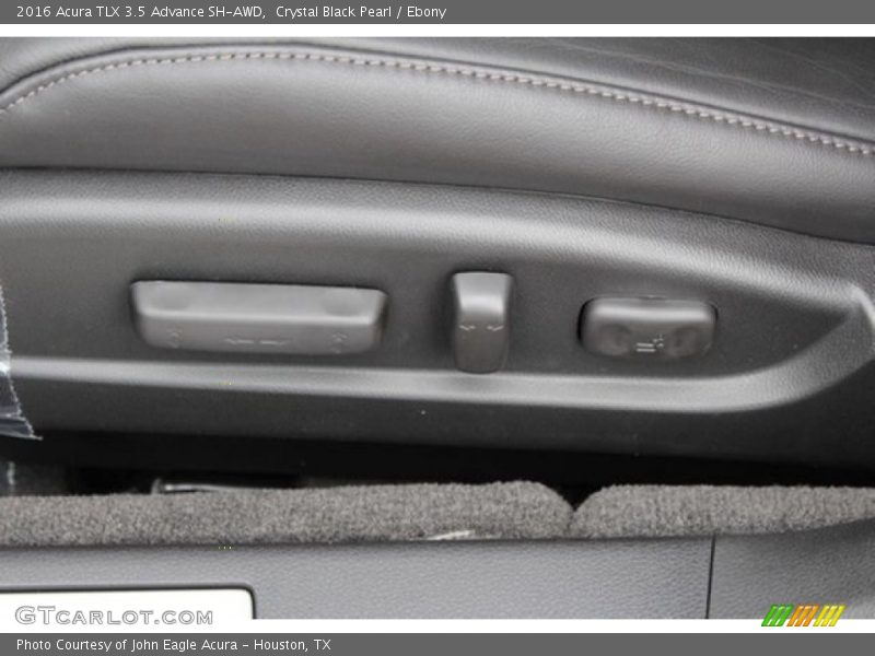 Crystal Black Pearl / Ebony 2016 Acura TLX 3.5 Advance SH-AWD