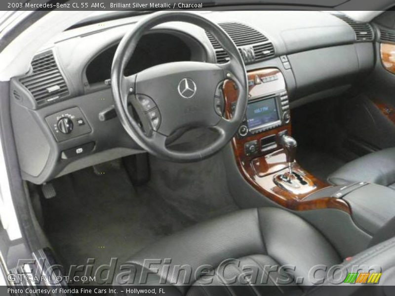 Brilliant Silver Metallic / Charcoal 2003 Mercedes-Benz CL 55 AMG