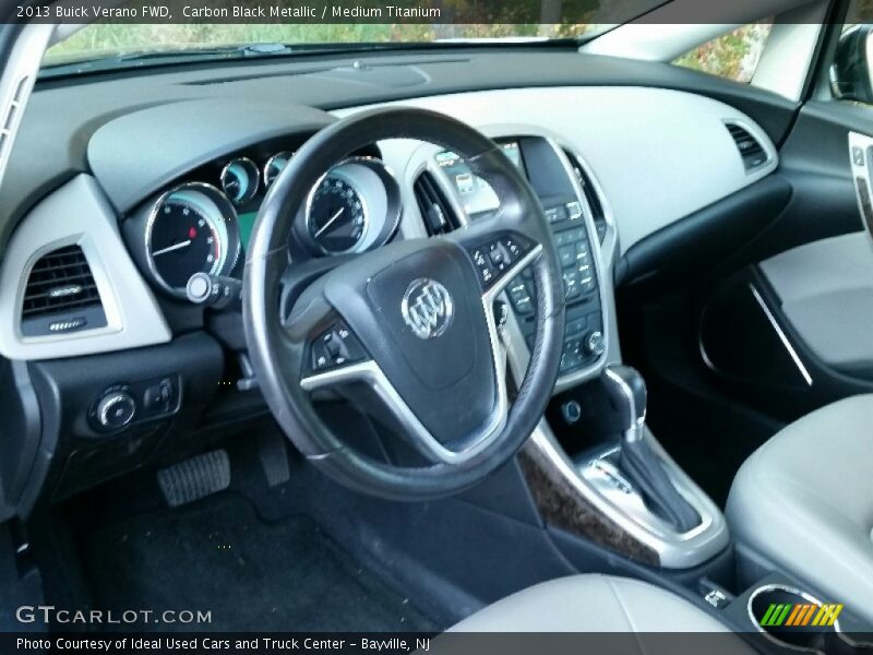 Carbon Black Metallic / Medium Titanium 2013 Buick Verano FWD
