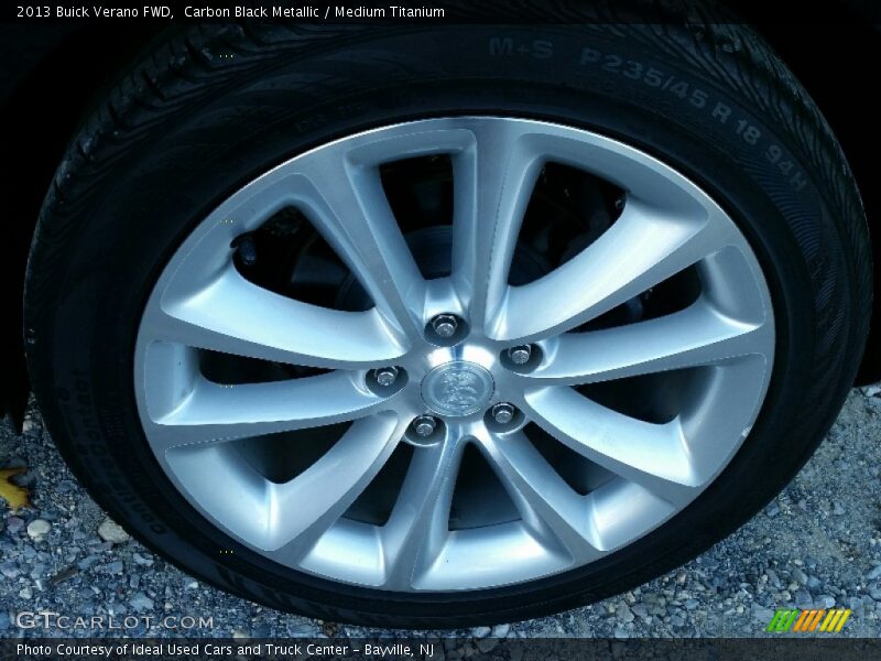 Carbon Black Metallic / Medium Titanium 2013 Buick Verano FWD