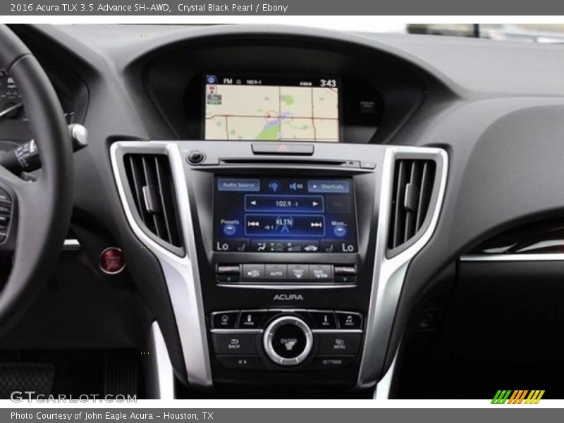 Crystal Black Pearl / Ebony 2016 Acura TLX 3.5 Advance SH-AWD