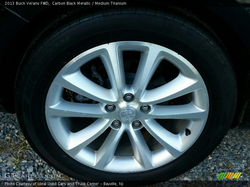 Carbon Black Metallic / Medium Titanium 2013 Buick Verano FWD