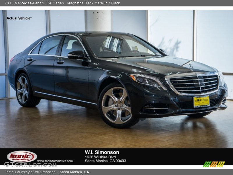 Magnetite Black Metallic / Black 2015 Mercedes-Benz S 550 Sedan