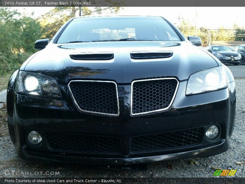 Panther Black / Onyx/Red 2009 Pontiac G8 GT