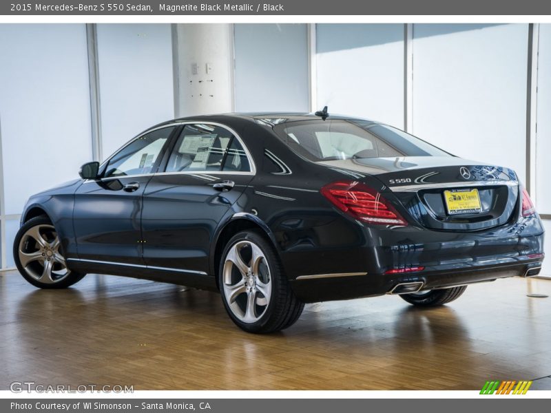 Magnetite Black Metallic / Black 2015 Mercedes-Benz S 550 Sedan