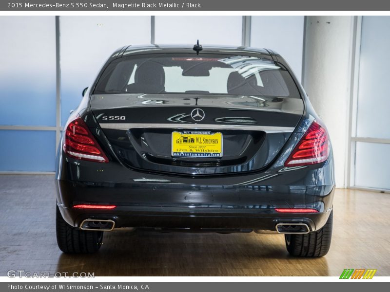 Magnetite Black Metallic / Black 2015 Mercedes-Benz S 550 Sedan