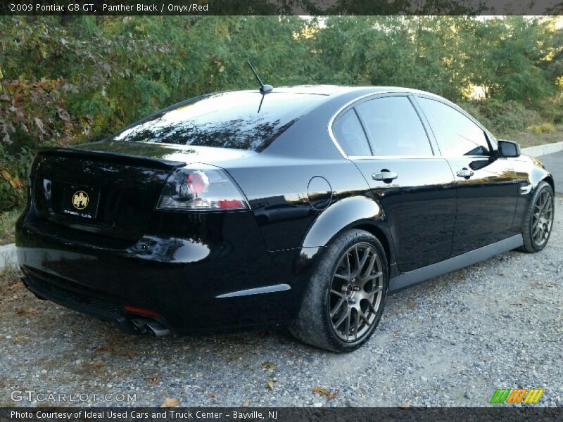 Panther Black / Onyx/Red 2009 Pontiac G8 GT