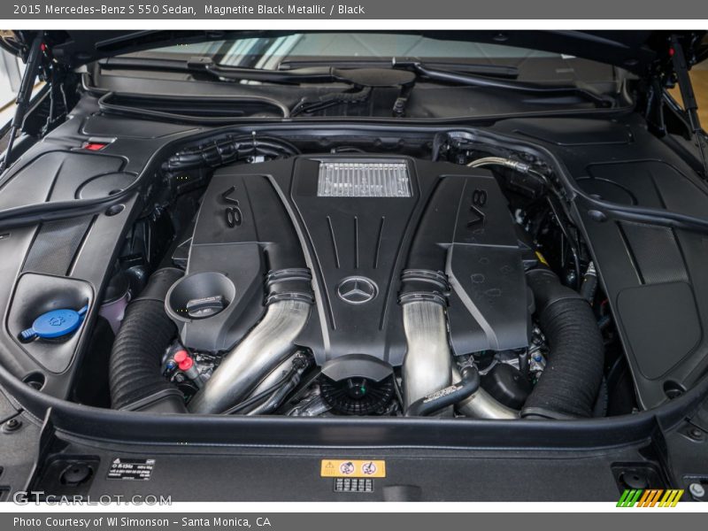 Magnetite Black Metallic / Black 2015 Mercedes-Benz S 550 Sedan