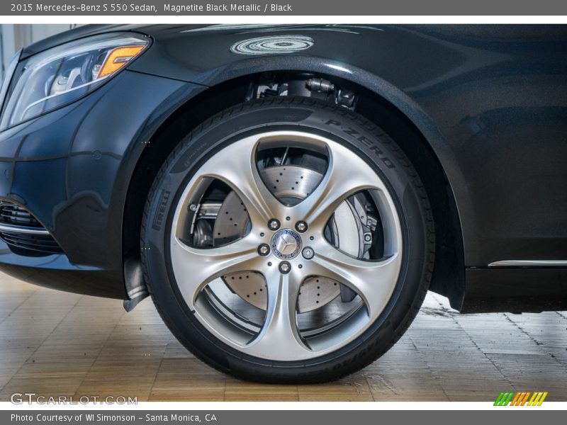 Magnetite Black Metallic / Black 2015 Mercedes-Benz S 550 Sedan