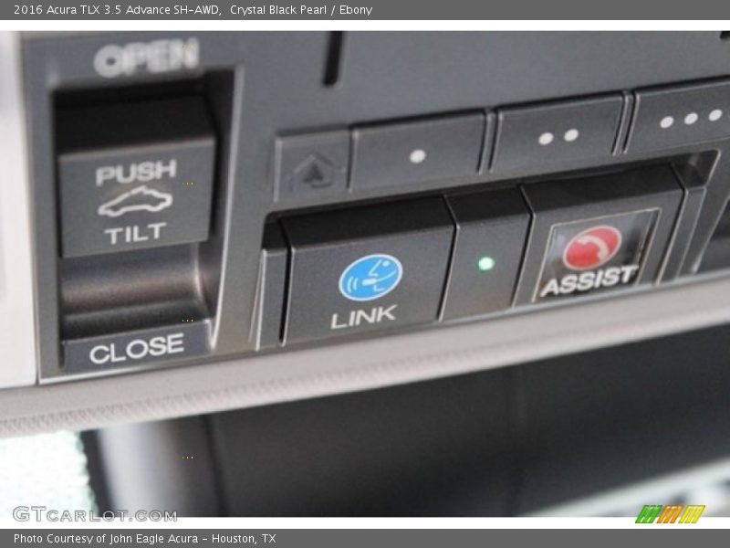 Crystal Black Pearl / Ebony 2016 Acura TLX 3.5 Advance SH-AWD