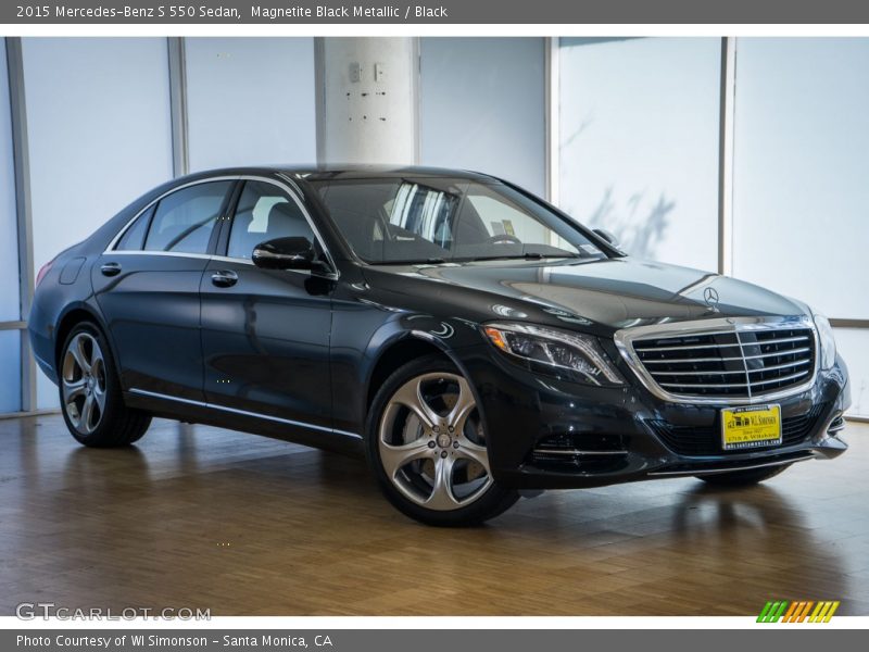 Magnetite Black Metallic / Black 2015 Mercedes-Benz S 550 Sedan