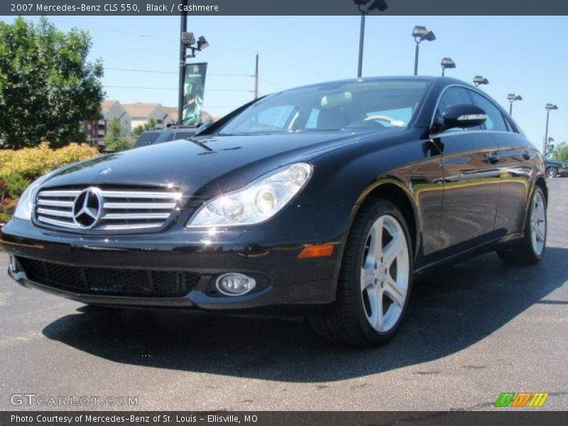 Black / Cashmere 2007 Mercedes-Benz CLS 550