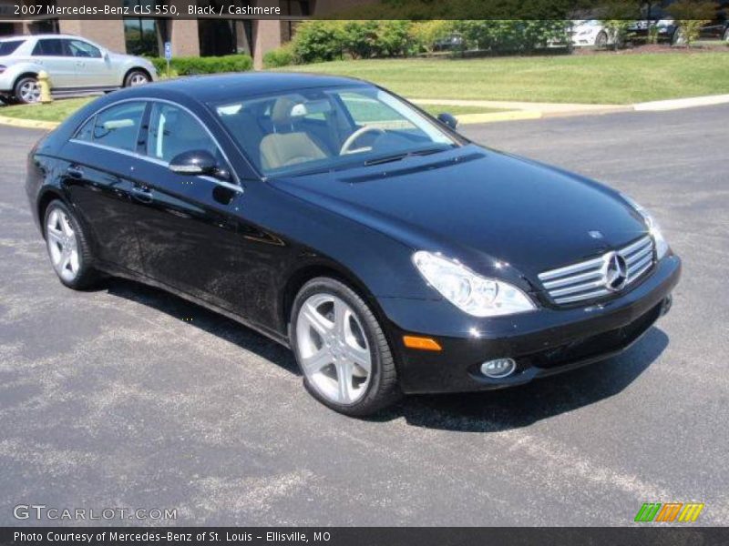 Black / Cashmere 2007 Mercedes-Benz CLS 550