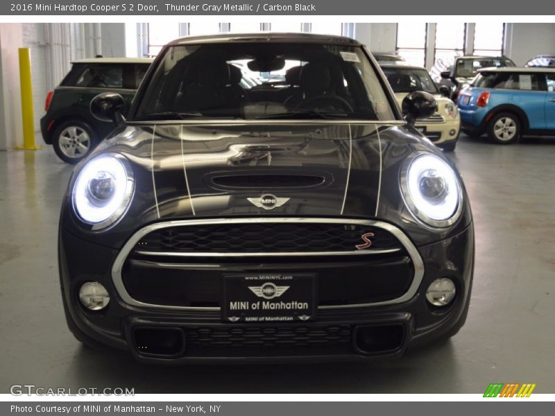Thunder Gray Metallic / Carbon Black 2016 Mini Hardtop Cooper S 2 Door