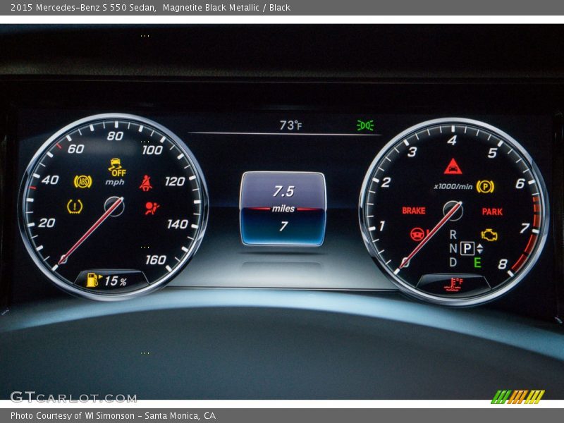 Magnetite Black Metallic / Black 2015 Mercedes-Benz S 550 Sedan
