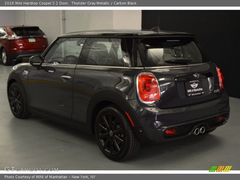 Thunder Gray Metallic / Carbon Black 2016 Mini Hardtop Cooper S 2 Door