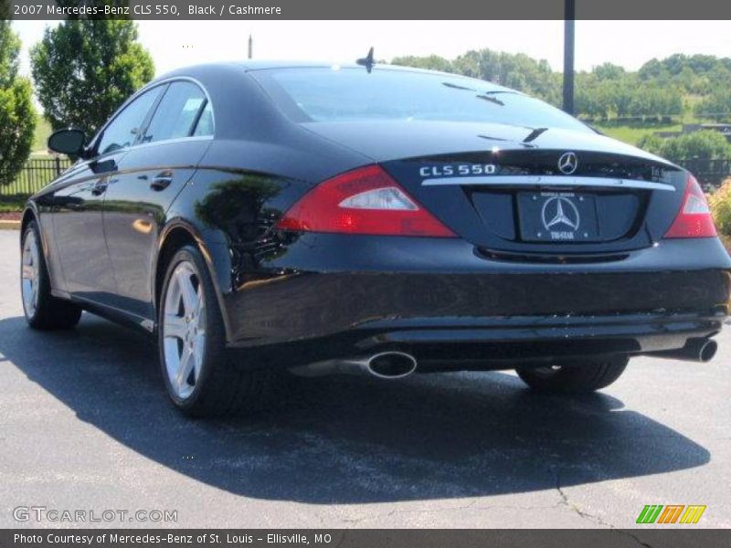 Black / Cashmere 2007 Mercedes-Benz CLS 550