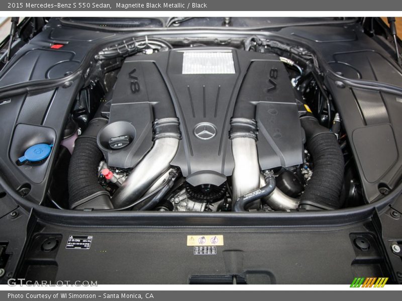 Magnetite Black Metallic / Black 2015 Mercedes-Benz S 550 Sedan
