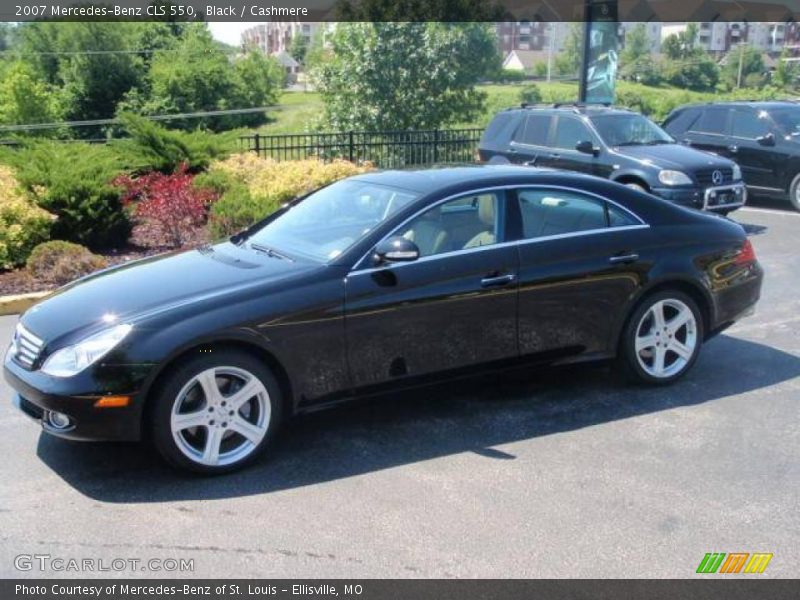 Black / Cashmere 2007 Mercedes-Benz CLS 550