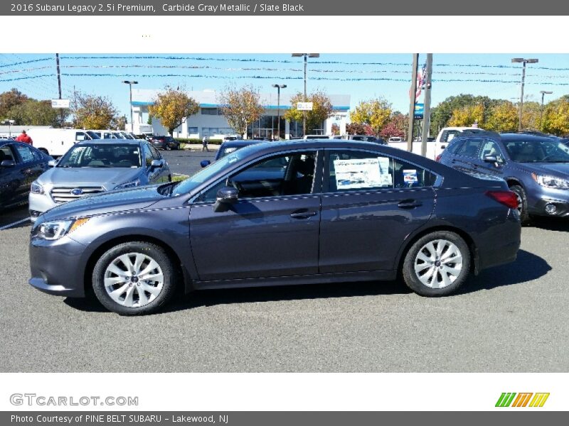 Carbide Gray Metallic / Slate Black 2016 Subaru Legacy 2.5i Premium