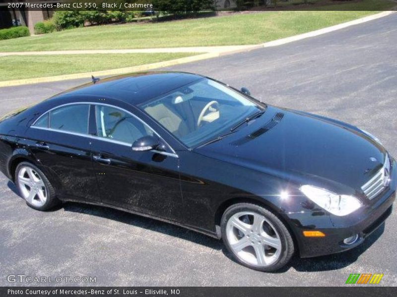 Black / Cashmere 2007 Mercedes-Benz CLS 550