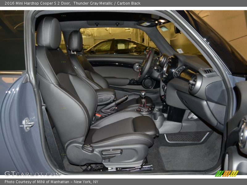 Thunder Gray Metallic / Carbon Black 2016 Mini Hardtop Cooper S 2 Door