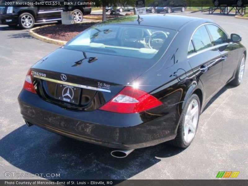Black / Cashmere 2007 Mercedes-Benz CLS 550