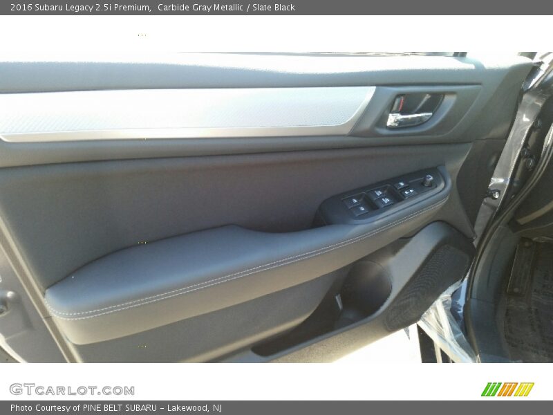 Carbide Gray Metallic / Slate Black 2016 Subaru Legacy 2.5i Premium