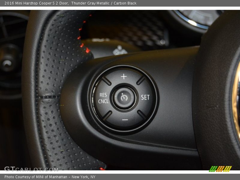 Thunder Gray Metallic / Carbon Black 2016 Mini Hardtop Cooper S 2 Door