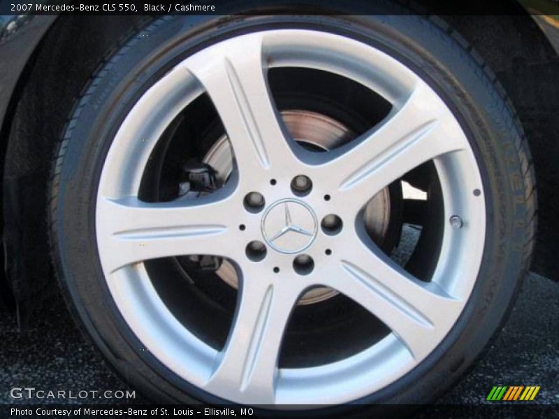 Black / Cashmere 2007 Mercedes-Benz CLS 550