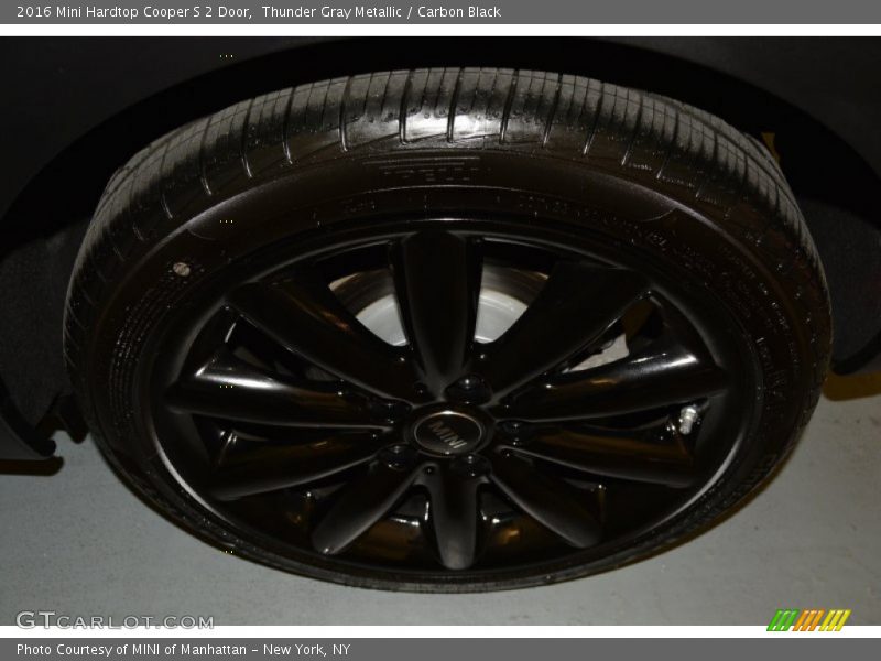 Thunder Gray Metallic / Carbon Black 2016 Mini Hardtop Cooper S 2 Door